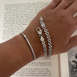 Sterling necklace and bracelet set