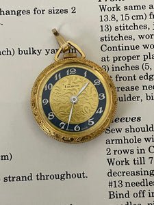 Gold Watch pendant