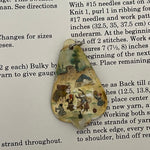 Mother of Pearl Persian Hand Painted Pendant