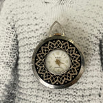 Two toned watch pendant