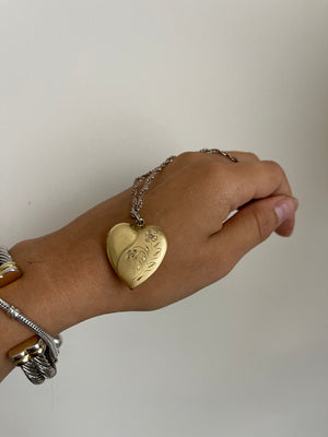 925 heart locket.